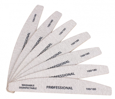 Preview: Dünne Halbmond Professional Feile 100/180    25Stk