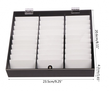 Nageltips Aufbewahrungs Box Schwarz