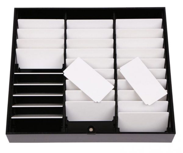 Nageltips Aufbewahrungs Box Schwarz